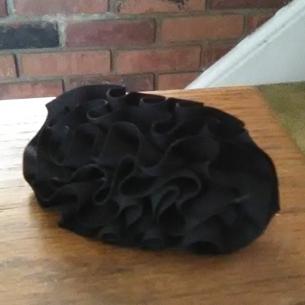 Fabric Hair Clip/Black